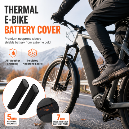 🚲 E-Bike-Akkuschutzhülle – 5 mm Thermo-Neopren-Isolierhülle