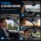 📢📢50% RABATT !!⏰SP11 Auto-Sonnenblende Bluetooth Freisprecheinrichtung mit vibrationsaktiviertem automatischem Einschalten, A2DP-Unterstützung und Sprachansage der Anrufer-ID