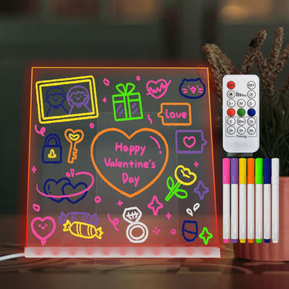 💡 LED-Leuchttafel für Kinder – Malen, Schreiben und Leuchten!