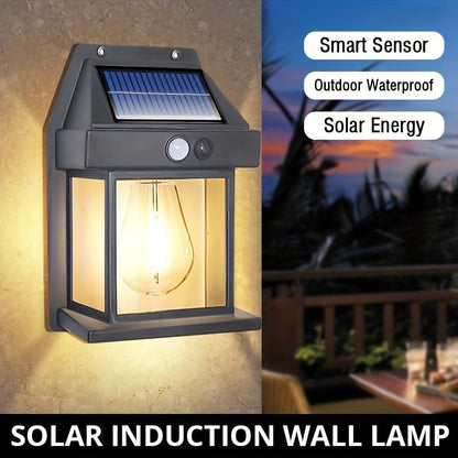 ☀️ Solar-Wandleuchte mit Bewegungsmelder – Helles Licht ohne Stromkosten!