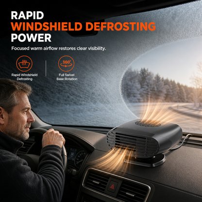 Mini-12-V-Auto- und Defroster-Lüfter zum Entfeuchten und Beheizen der Windschutzscheibe