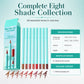 8 Piece Matte Lip Liner Pencil Set Waterproof Long Lasting Silky Lip Makeup Kit
