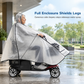 Verdickte, extra große, wasserdichte PVC-Abdeckung und Poncho für Senioren-Elektromobile und vierrädrige Elektrofahrzeuge