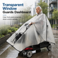 Verdickte, extra große, wasserdichte PVC-Abdeckung und Poncho für Senioren-Elektromobile und vierrädrige Elektrofahrzeuge