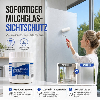 Wasserbasierte, wasserdichte, mattierte Glasfolie