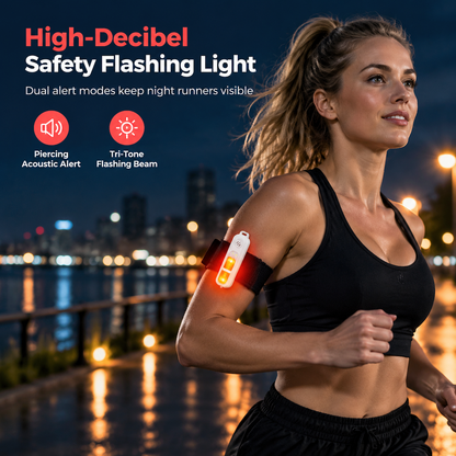 LED-Sicherheitsarmband mit Warnlicht für Laufen und Radfahren bei Nacht