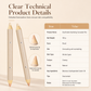 Doppelseitiger, feuchtigkeitsspendender Concealer-Stift für faltenresistentes und feuchtigkeitsspendendes Gesichts-Make-up – ideal für Anfänger zum Abdecken von Unreinheiten und Flecken.