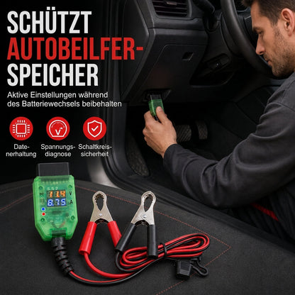 ⚡ 50% RABATT 🔋 OBDII 12V bilminnesbevarare med spänningsindikator