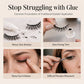 Self-Adhesive Natural Look False Eyelashes