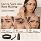 Eyebrow Stamp and Headband Stencil Set with Hairline Powder and Brushes