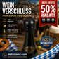 🔥🎁 2+1 GRATIS!!🥳💞 50K+ VERKAUFT! ⚡🍾 Drehverschluss-Verschlüsse für Wein- und Champagnerflaschen🥂
