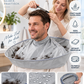✂️ 50% RABATT! 💇 Grauer Friseurumhang für Erwachsene – atmungsaktiv & geruchsneutral, für Schneiden & Färben