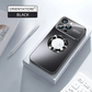 AG 15ultra Large Window Frosted Glass Magnetic Attraction Case Cover For iPhone