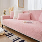 Cremefarbener, kratzfester Berber-Fleece-Couchbezug