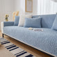 Cremefarbener, kratzfester Berber-Fleece-Couchbezug