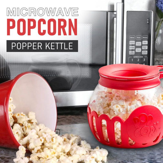 Mikrowellen-Popcornkocher in Kesselform