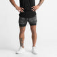 Zweilagige Shorts für Kraft- und Freizeitsportarten