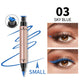 Flüssiger Eyeliner-Stift mit doppeltem Kopf und dreieckigen Flügeln