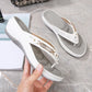 Gepolsterte Flip-Flops für Damen mit Fußgewölbeunterstützung, Flip-Flops, Sandalen, Hausschuhe