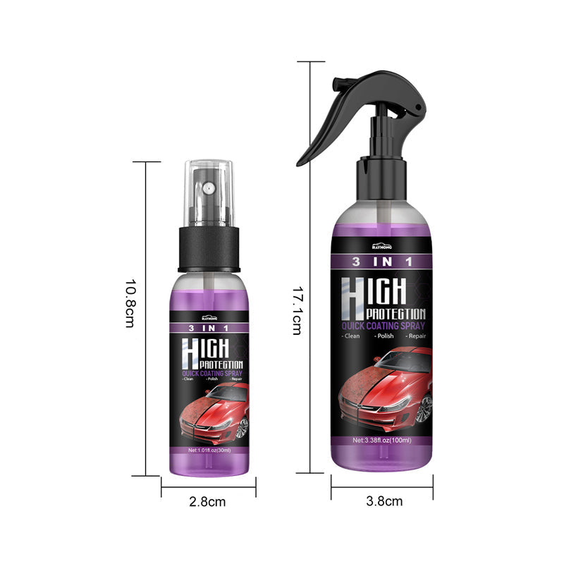 3-IN-1 Hoher Schutz Schnelles Auto-Beschichtung Spray – gothimmes