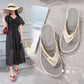 Gepolsterte Flip-Flops für Damen mit Fußgewölbeunterstützung, Flip-Flops, Sandalen, Hausschuhe