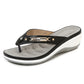 Gepolsterte Flip-Flops für Damen mit Fußgewölbeunterstützung, Flip-Flops, Sandalen, Hausschuhe