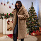 [Bestes Geschenk für Sie] Damen-Wollmantel mit Kapuze