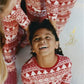 Ideales Geschenk - Weihnachtspyjama-Set für die Familie