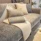 Ideales Geschenk - Einfacher, gestreifter, kratzfester Sofaschoner aus Chenille