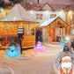 Outdoor Weihnachten PVC aufblasbar Dekorierte Kugel