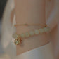 🎄🎁Ideales Geschenk - Elegantes Armband aus falscher Jade😍😍