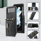 Damen Umhängetasche Handyhülle mit Geldbörse für Samsung Galaxy Z Flip3 5G/Flip4//Flip5